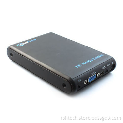 2.5-inch SATA HDD Media Player, Sized 134 x 83 x 24mm, Supports Various File Formats, SD/MMC/MC Card